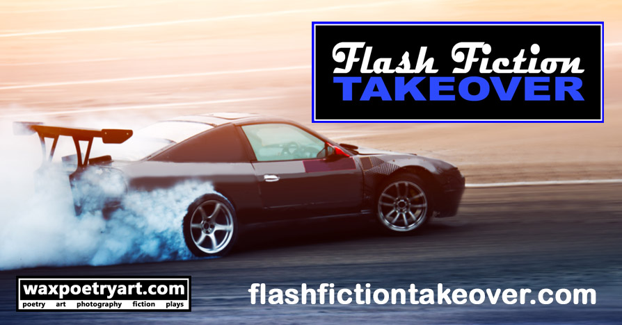 Cover image shows an American sports car on a race track with rear tires smoking as it appears to be drifting.