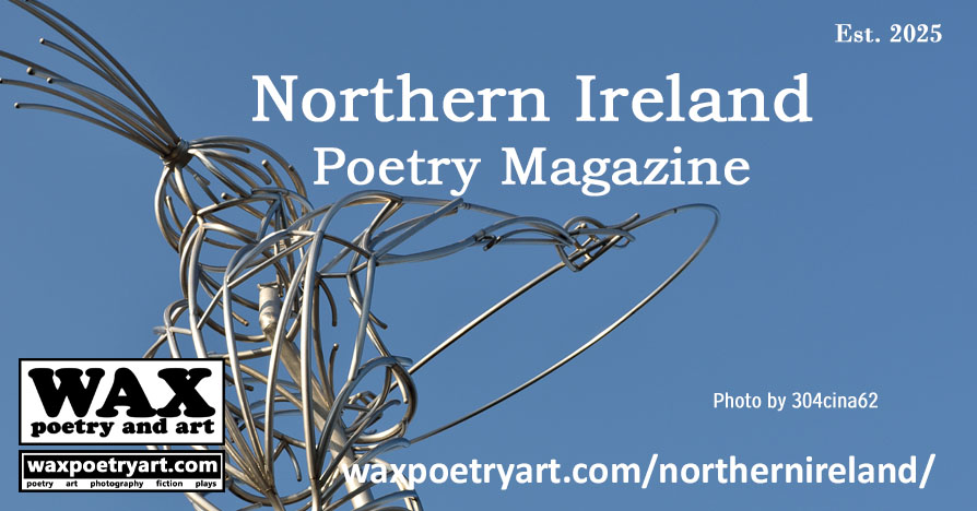 Title image shows a section from the metal statue, Beacon of Hope, in Belfast.
