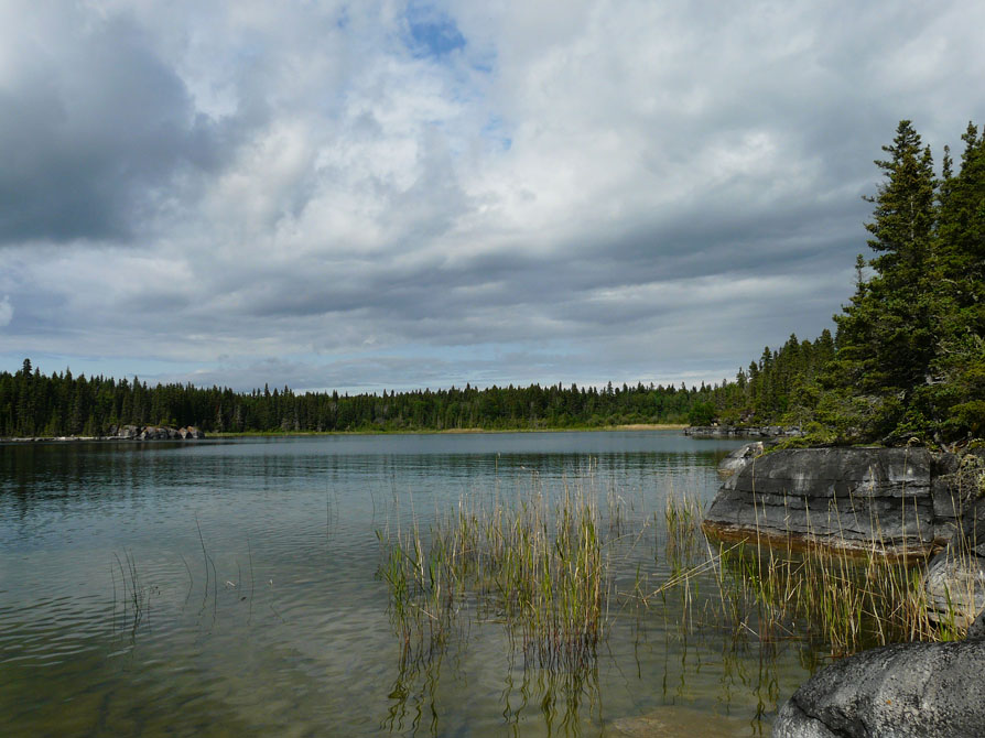 Clouds Over Lake.