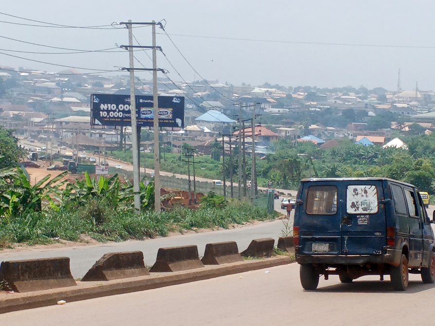 Down Ikpoba Hill Road.