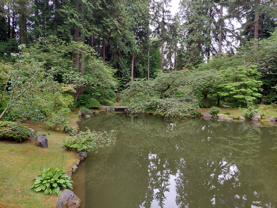 Photo of Nitobe Garden in Vancouver, British Colubmia, Canada.