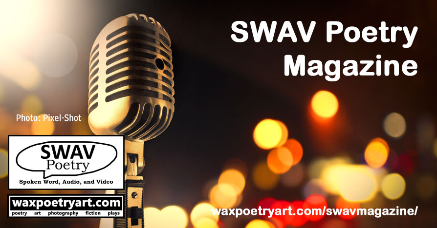 Cover image shows a vintage microphone with a background of blurred lights reminiscent of a performer at a theatre.