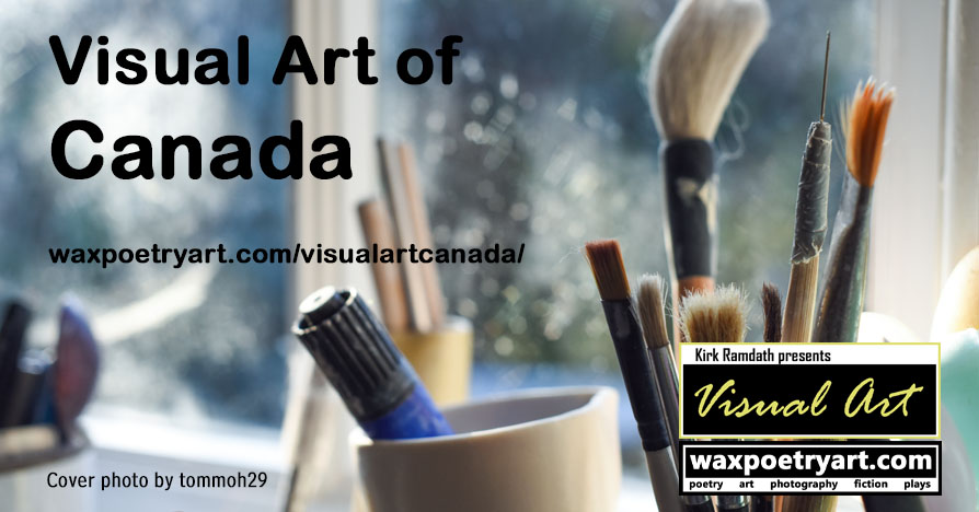 Cover photo shows a painter's hand with brush, as the painter creates a painting.